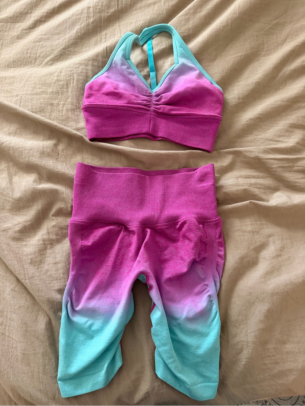 Buffbunny miracle biker shorts and sport bra